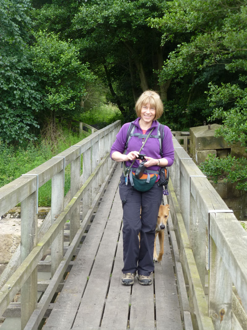 Jo on the bridge